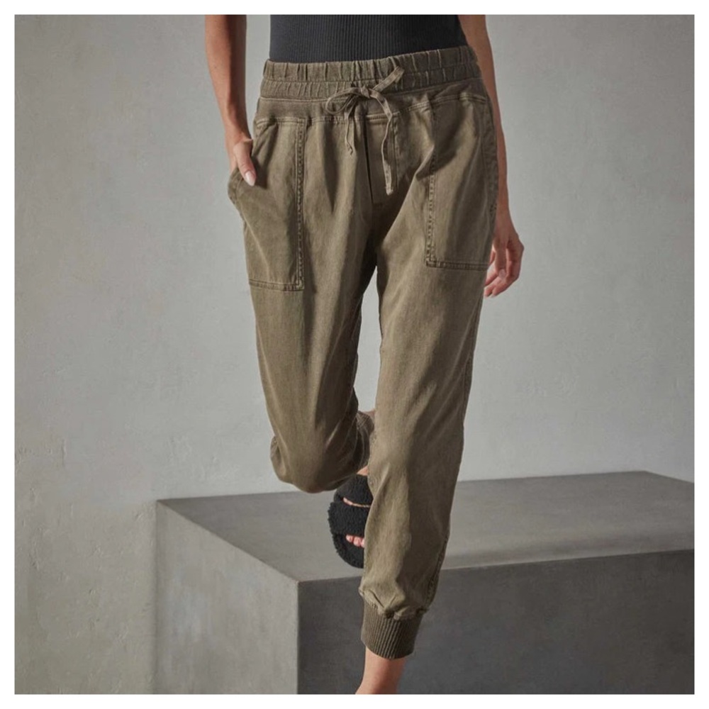 James Perse Women's Cream Jogger Pants